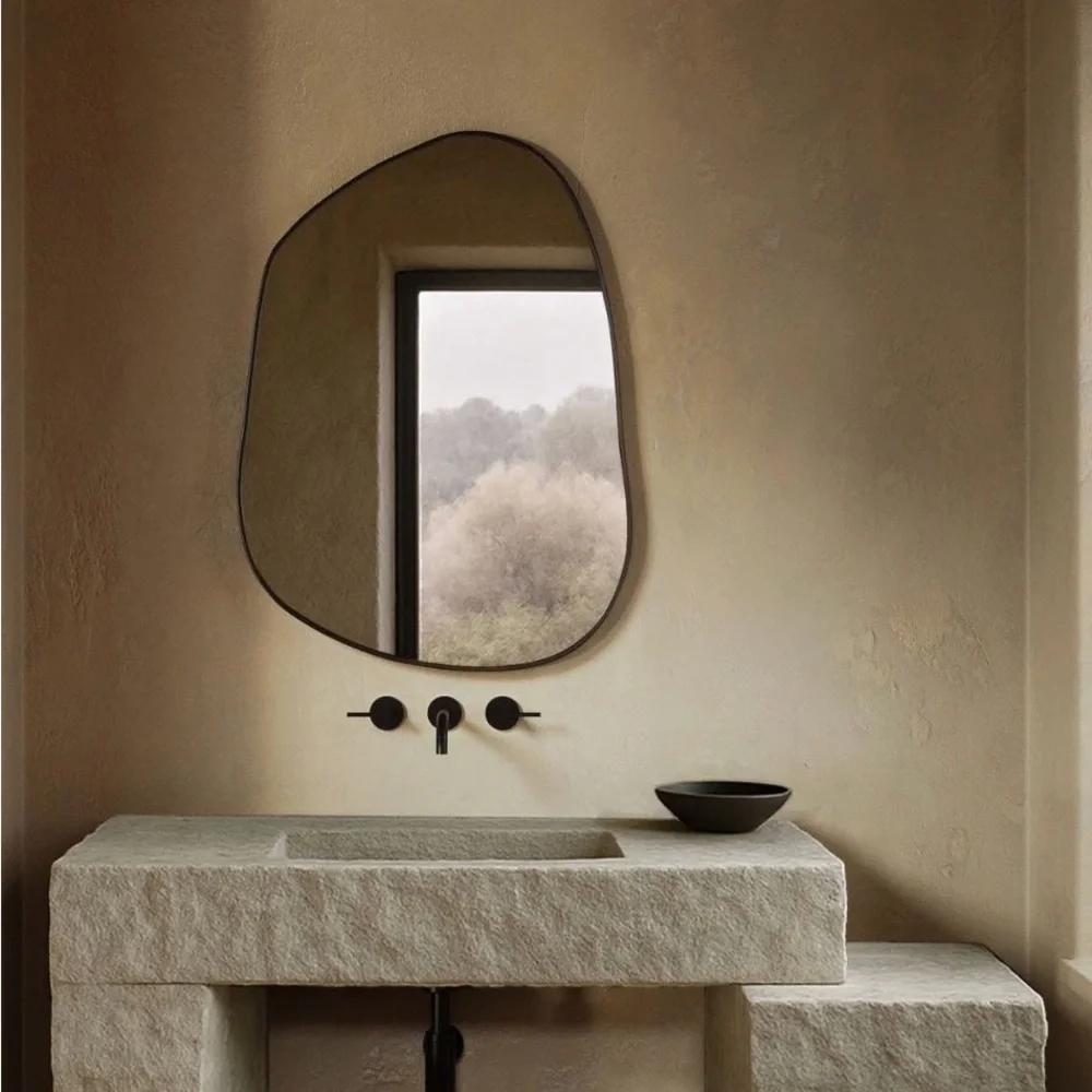 Modern Black Wall Mirror Ethnik living
